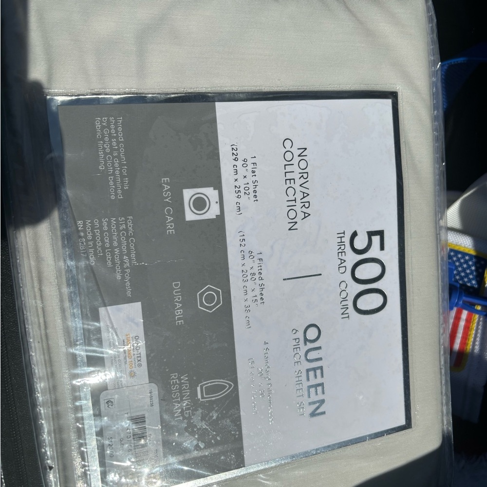 500 Thread Count Sheets - Picture 2 of 4